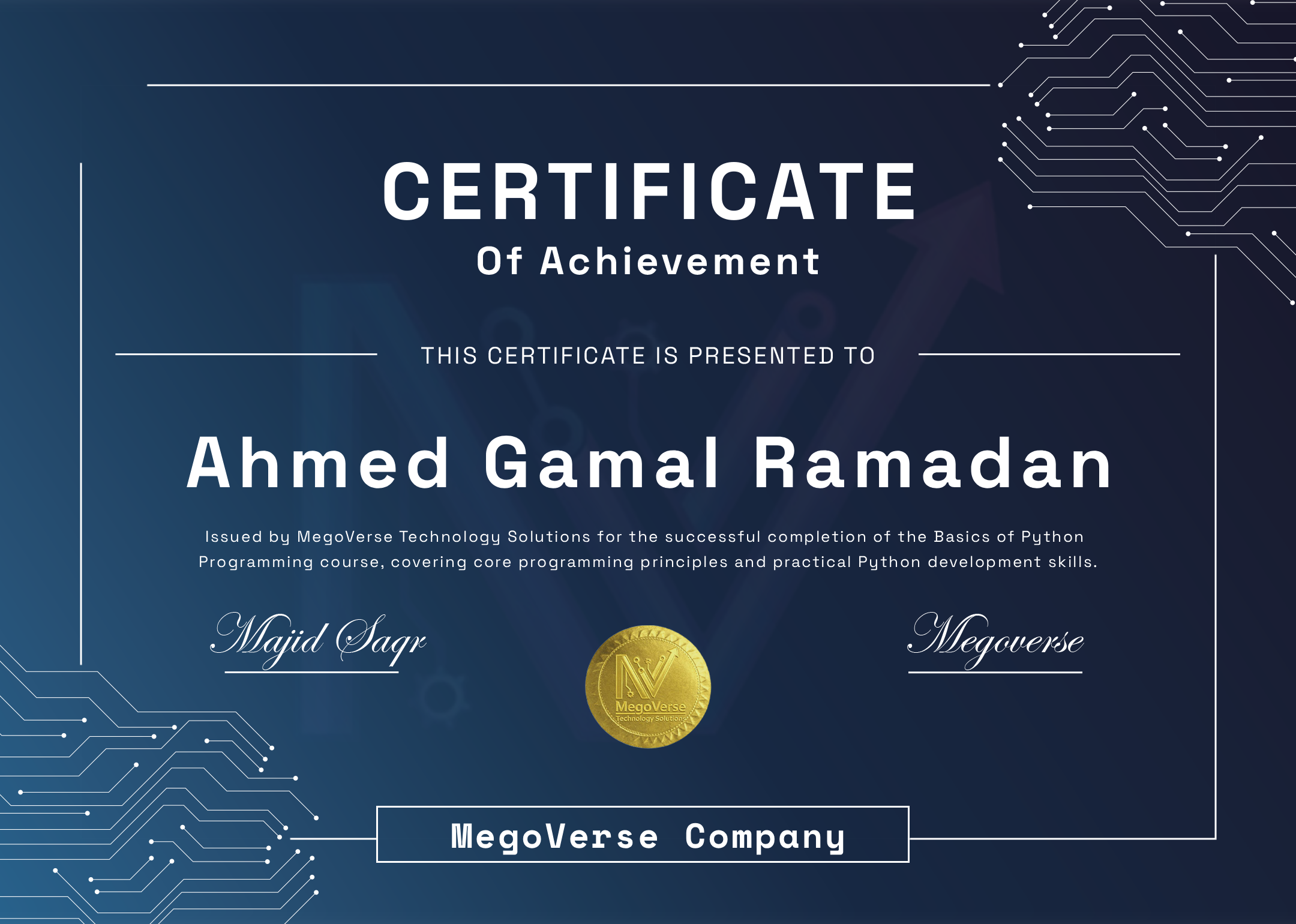 Certificate Preview
