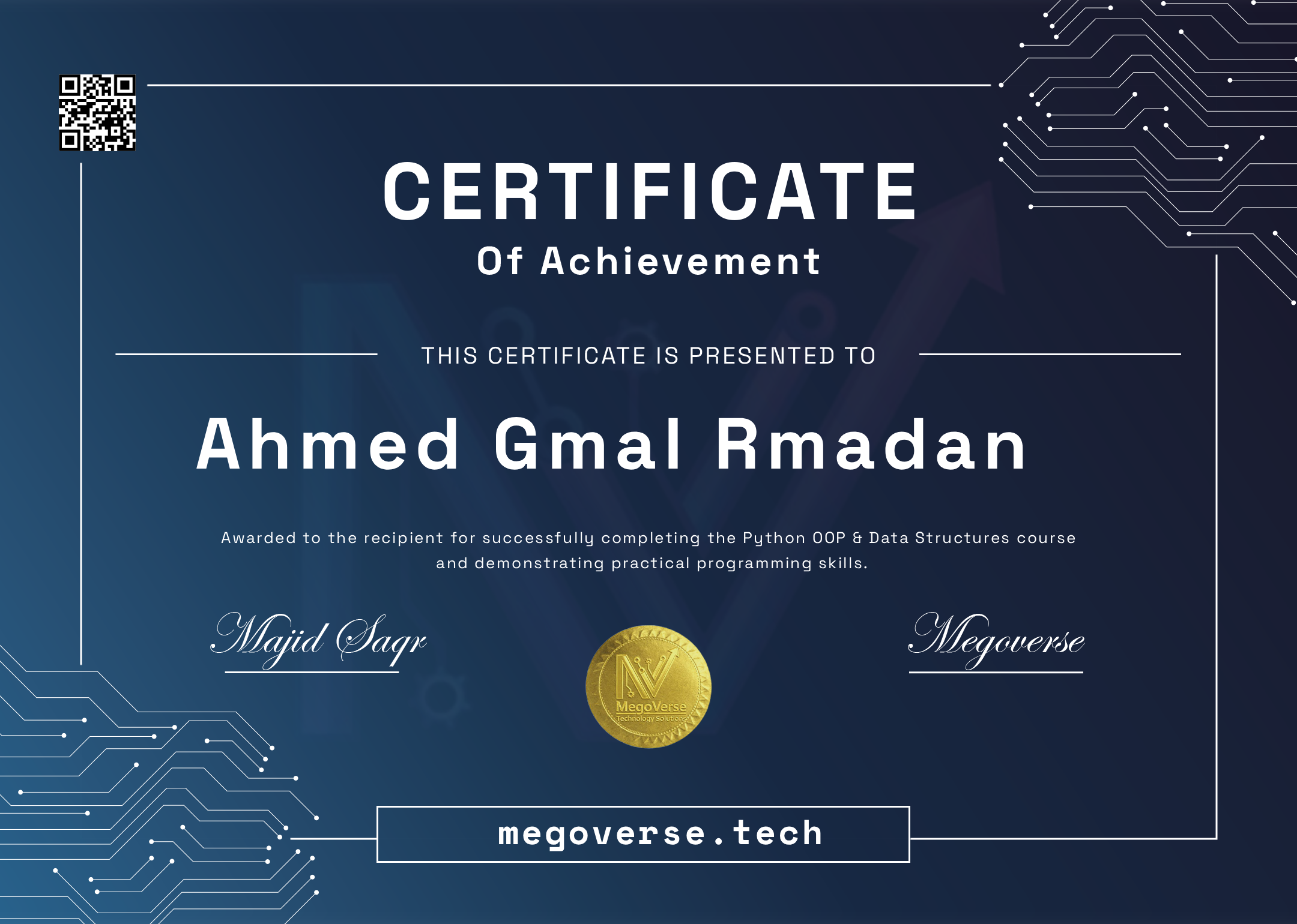 Certificate Preview