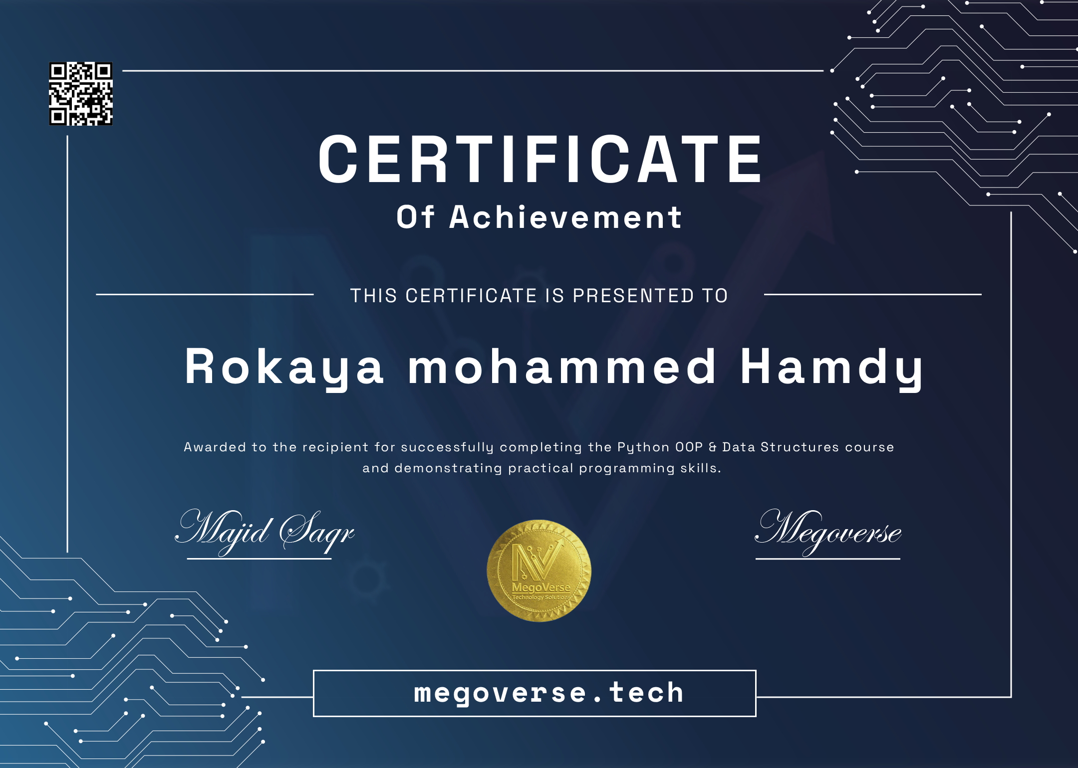 Certificate Preview